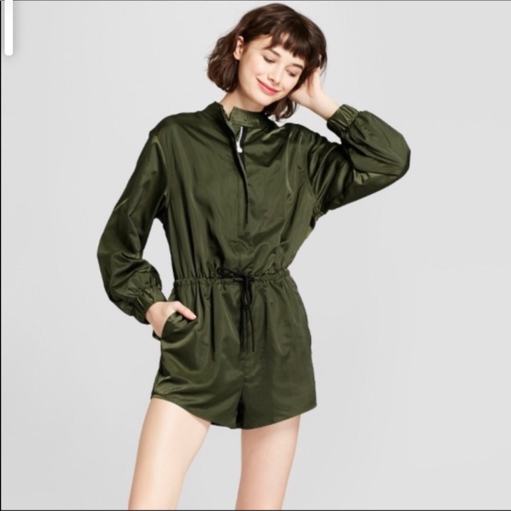 Satin Romper-NWT